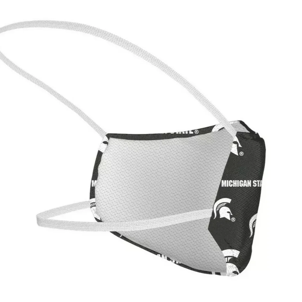 3 Pack Michigan State Spartans Licensed NCAA Washable Resuable Face Mask Cover.